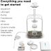 biOrb Life Aquarium 4 Gallon Series 7 White with LED Lighting - Premium Fish Tank - Buy Online on GoSupps.com