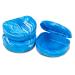 Marble Retainer Cases with Labels (3 Pack) (Blue)