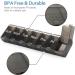 XL 7 Day Weekly Pill Organizer with Removable Compartments - Black - Buy Online on GoSupps.com