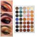 35 Colors Eyeshadow Palette - Professional Glitter & Matte Highlighter Waterproof Long-Lasting Pigment for Stunning Eye Makeup - Buy Online on GoSupps.com