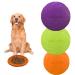 Suaywo 3 pieces 15cm frisbee dog rubber dog toys frisbee dogFrisbee bite -proof dog frisbee for dog training catching playing throwing (orange + green + purple)