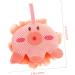 Hemoton Cartoon Bath Ball | Baby Body Wash Sponge & Mesh Pouf | Soft Pink Shower Loofah & Scrubber for Kids' Bath Time - Buy Online on GoSupps.com
