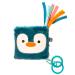 Little Big Friends Soft Activity Book 2 in 1 | Multi-purpose developmental toy | Easy to attach to crib | Ocean teether