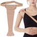 Arm stocking with cuff arm gaps lymphedema compression arm cuff thumb lymphedema Arman bowl polyurethane post-mastectomy Support (L Right Hand)