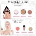 Patelai 2 Pcs Powder Puff Set - Soft Triangle Sponges for Makeup Application - Reusable and Versatile - Ideal for Loose Powder and Foundation - Black Nude - Buy Online on GoSupps.com