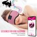 Dolida Breathable Sleeping Mask for Side Sleepers | Zero Eye Pressure | Built-in HD Speakers | Pink - Buy Online on GoSupps.com