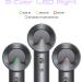 VSK Hair Dryer with Diffuser - 110 000 RPM Ionic Blow Dryer for Fast Quiet Drying - Portable Professional Styler in Dark Grey - Buy Online on GoSupps.com