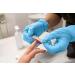 Care Plus Nitrile Examination Gloves Blue Disposable Large 100 Count - Pack of 100 - Buy Online on GoSupps.com