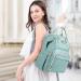 Viedouce Waterproof Baby Changing Diaper Bag - Large Capacity Multi-Functional Backpack with Diaper Support & Stroller Straps - Ideal for Travel in Cyan - Buy Online on GoSupps.com