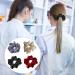 SWYSGS Hair Ties Silk Satin Hair Elastic Bands Ponytail Holder 4 Pieces Hair Accessories Girls - Buy Online on GoSupps.com