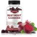 Beet Root Gummies - 1000mg Nitric Oxide Beet Root- Berry Flavor Beet Chews with Grape Seed & B12-60 Count