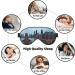 Chicago Print Unisex Eye Mask | Soft Light-Blocking Sleeping Mask for Comfort - Buy Online on GoSupps.com