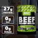 NXT Beef Protein Isolate 540g - High Protein Powder with Natural Amino Acids - Paleo Keto Friendly - Dairy and Gluten Free | Green Apple Flavor - Buy Online on GoSupps.com