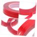 NUOBESTY 6 Rolls Transparent Double-sided Tape Double Stick Tape Wall Sticky Tape Poster Adhesive Nail Display Board Tape Hanging Nail Piece Display Bar No Substrate Acrylic Red - Buy Online on GoSupps.com