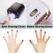 Tongyend UV Gloves for Gel Nails - Professional Fingerless Gloves for UV Nail Lamp Manicure Dryer and Outdoor Use (White) - Buy Online on GoSupps.com