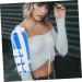 FRCOLOR Humerus Fixation Strap - Shoulder Brace for Men & Women | Arm Splint & Rest Support - 32x15x2cm Blue & White - Buy Online on GoSupps.com