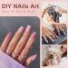 Buy Gel X Nail Tips Medium Square - 300pcs Pre-Colored Natural Pink Press-On Nails | Soak Off Acrylic Extensions for DIY Nail Art - Buy Online on GoSupps.com