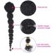 Oseti Long Black Braided Afro Puff Drawstring Ponytail Extension for Black Women - Kinky Curly Lantern Clip-In Hairpiece (1B) - Buy Online on GoSupps.com