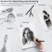 LOONENG Willow Charcoal Sticks - Pack of 25, Ideal for Sketching and Drawing - 7-9mm Diameter, Natural Charcoal for Artists, Beginners, and Students - Buy Online on GoSupps.com