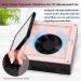 AREMOD Nail Dust Collector Vacuum - 60W High Power Reusable Filter Low Noise Machine for Acrylic Nails - Black - Buy Online on GoSupps.com