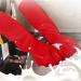 GIFZES Cleaning Gloves Full Hand Protection Gloves Waterproof Non-slip Dishwashing Gloves Heat-insulated Kitchen Cleaning Tool Red S - Buy Online on GoSupps.com