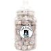 Old Timers Taveners Coconut Mushrooms in Reusable Retro Victorian Style 1.8 litre Plastic Jar 1000 grams 1.3 kg