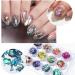 CareUrButi 24 Boxes Nail Art Chip Glitter Shell Chip Nail Foil Paillette Nail Irregular Slices Nail Sequins Flakes Sparkle Glitter for Nail Art Design Decoration (24 Colors) One Size One Size Color 1 - Buy Online on GoSupps.com