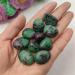 100g Bulk Natural Red Green Zoisite Tumbled Stones Quartz Crystal Gemstones Polished Specimen Home Decoration yuebang ERBDRGAZ - Buy Online on GoSupps.com