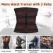 Hidyliu Men's Neoprene Waist Trainer Sauna Sweat Trimmer Cincher - Black, Medium - Buy Online on GoSupps.com
