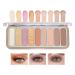 9 Colors Eyeshadow Palette Matte Nude Eye Makeup Palette Ultra-Blendable Long Lasting High Pigmented Waterproof Nudes Neutral Smooth Eye Shadow Palette for Women Natural Charming Looking #02 9 Colors #02