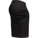 Herzmutter Maternity Skirt XL Black - Mini Length Pencil Skirt - Cotton - Double Layer Belly Panel - 6500_6600 - Buy Online on GoSupps.com