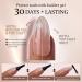 BTArtboxnails XCOATTIPS Cat Eye French Tip Press On Nails | Medium Almond Soft Gel Nail Extensions | Soak Off Acrylic Fake Nails - Buy Online on GoSupps.com