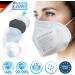 Virshields FFP2 Face Mask - 5 Layers PFE 94% VFE 99.99% - EN 149:2001 Made in EU Bulk Options Available - White (50 Pack) - Buy Online on GoSupps.com