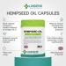 Lindens 1000mg Hemp Seed Oil Capsules - Cold Pressed, Omega 3, 6, 9 Source - UK Made - Buy Online on GoSupps.com