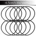Tabanzhe 100 Black Elastic Hair Bands - Small Hair Bobbles for Women 4cm Thin Hair Ties for Kids Soft Bands with Metal Elastic Ponytail Holders Gentle Hair Accessories - Buy Online on GoSupps.com