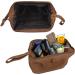 Buy Rustic Town Leather Culture Bag for Men & Women - Travel Razor Double Kit & Cosmetic Organizer - Buy Online on GoSupps.com