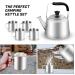 Odoland 4L Camping Kettle Set with Stainless Steel Pot, 4 Cups & Mugs - Ideal for Hiking, Backpacking, Outdoor Activities - Includes Carrying Bag - Buy Online on GoSupps.com