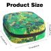 Portable Tropical Green Leaf Storage Bags for Women's Bandages & Menstrual Pads | Multi-Colored Organizers for School & Office - Buy Online on GoSupps.com