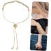 HAPINARY 10pcs Adjustable Bracelets Adjustable Cuff Bracelet Bracelets Aesthetic Bracelets for Girls Adjustable Decors Chic Wrist Jewelry Open Bracelets Beads Copper Preserve Color Golden 23X0.3cm - Buy Online on GoSupps.com