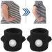 Acupressure Bracelet Set for Appetite Control & Stress Reduction - 2 Black Bracelets for Weight Loss & Wellness - Buy Online on GoSupps.com