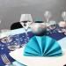 Le Nappage Turquoise Blue Paper Napkins | FSC Certified Recyclable & Biodegradable | Set of 40 Large 38x38 cm | Eco-Friendly Party Supplies - Buy Online on GoSupps.com