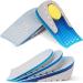 AOXIANG 3 Pack Gel Height Increase Insoles - Unisex Invisible Shoe Lifts with 3 Height Options for Men & Women - Buy Online on GoSupps.com