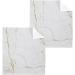 SUABO White Marble Gold Print Washcloths Set 6 - Absorbent & Quick Drying Fingertip Towels for Bathroom, Spa, Gym & Kitchen - Buy Online on GoSupps.com