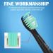 Fairywill Electric Toothbrush Heads Compatible with FW Series - 10 Pack Black - Buy Online on GoSupps.com