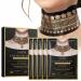 SADOER Golden Collagen Neck Mask Neck Wrinkle Pads Refreshing Moisturizing and Fading Fine Lines 5 Pairs