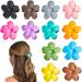 YosaiHom 12 Pack Small Flower Hair Claw Clips for Kids Girls Tiny Hair Clips for Thin Thick Hair 1.37 Inch Mini Jaw Clips Strong Hold Non Slip Hair Accessories Clamps for Women-12 Colors Small 1.37 In - 12 Pack