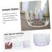 Balacoo 10 Pcs Nail Practice Plates - Acrylic Color Mixing Tray & Eyeliner Rack for Manicure - Perfect Nail Polish Tool (8.7x8.7cm - Buy Online on GoSupps.com