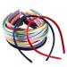 Duufin 30 Pack Satin Plain Headbands for Girls and Women - DIY Craft Headbands in 30 Colors - Multicolored 0.4 Inch - Buy Online on GoSupps.com