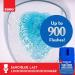 SANO Blue Water Toilet Bowl Cleaner Long Lasting Air Freshener WC Tablet - Cleans Perfumes Hygienic Leaves Water Sparkling Blue Up to 900 Flushes + Coconut Multipurpose Cleaning Sponge (Pack of 1) 1 count (Pack of 1) - Buy Online on GoSupps.com