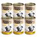 Dogs'n Tiger Adult Dog Food Wet Dog Food Animal-Friendly Recipe with 67% Chicken Meat Flaxseed Oil and Herbs - Sugar and Flavour Free 6 Cans